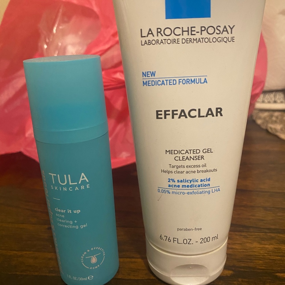 la roche posay and tula skincare
